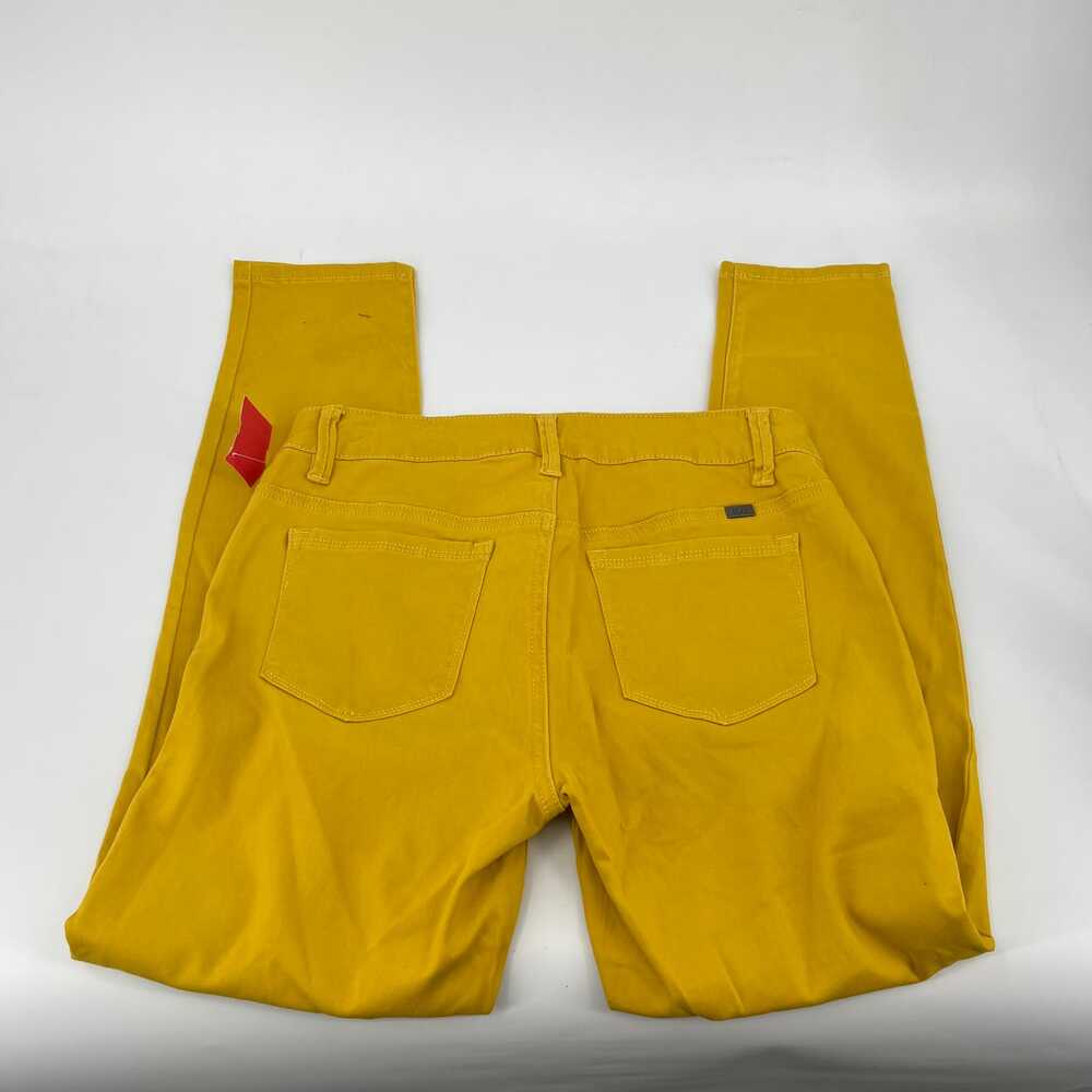 1822 Denim Yellow Pants Straight Leg Mid Rise | Womens 6 - Picture 4 of 6